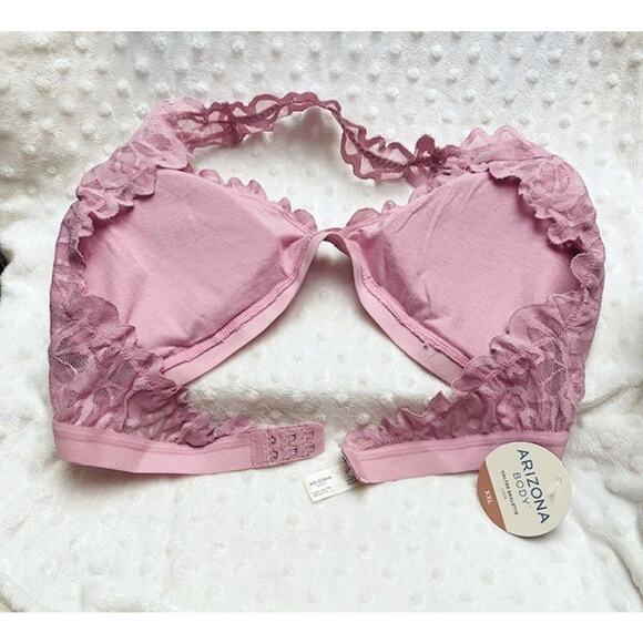 Arizona Body Intimates Coordinating Lace Halter Bralette & Boyshort-NEW w/Tags`. - Picture 5 of 6